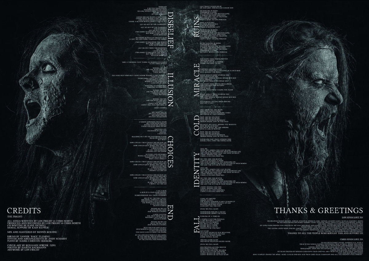 "Voices Within" - 180g gatefold white-marpled vinyl (2022)